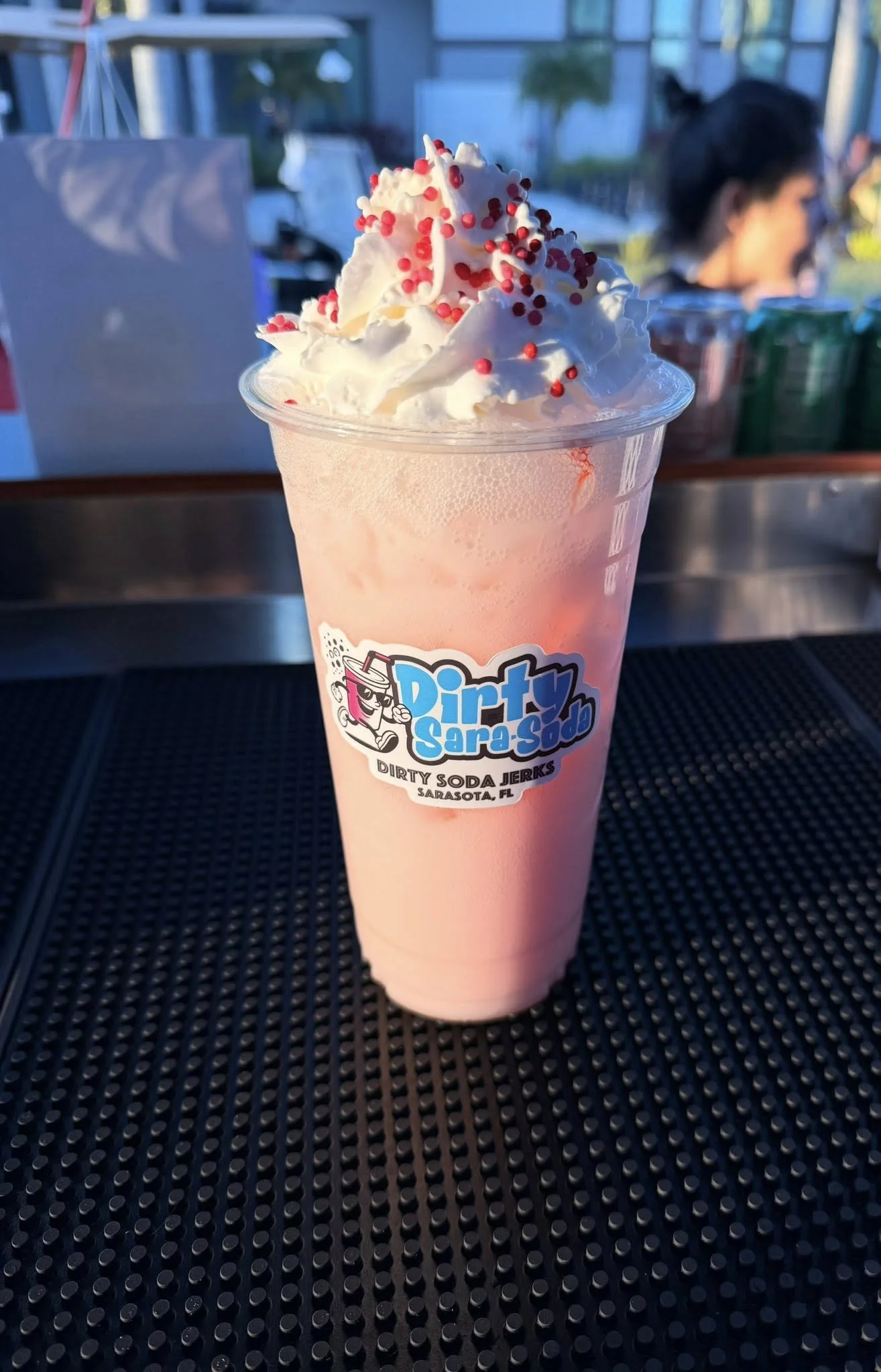 Dirty Sara-Soda signature drink